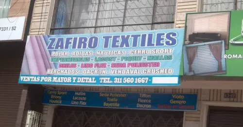ZAFIRO TEXTILES ZAFIRO TEXTILES